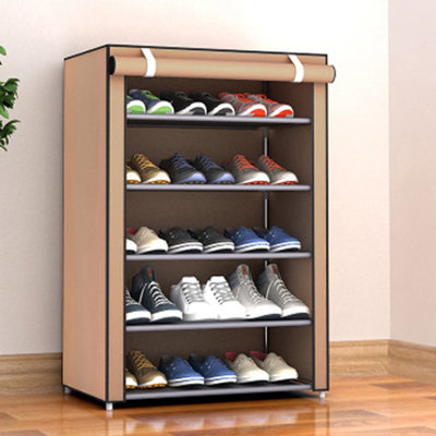 Range-chaussures empilable 15 paires en acier inoxydable