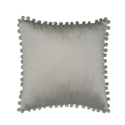 (Covers Only) Set of 2 Pom-Poms 2 Sizes Throw Pillow Covers