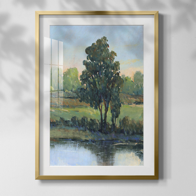 " Arizona Highways ", White, Gold Framed Paper
