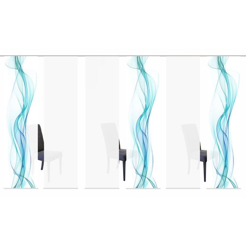 Randle Room Darkening Curtain Panel Pair, Petrol