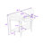 39" Console Table, Half Moon Shape, With Drawer & Shelf, For Entryway, Living Room, Hallway-1569680873
