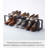 Yamazaki Home Adjustable Shoe Rack, Small, Steel,  Holds 4 to 8 shoes, Expandable, Stackable-1865315608