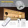 PureVue Mini Under Cabinet LED Puck Light, Angled, 4000K