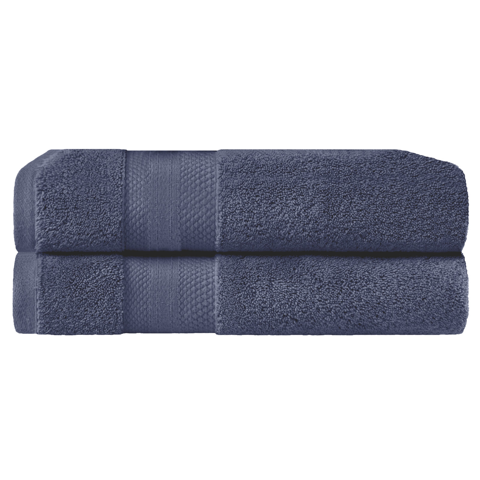 Finnian Ultra-Plush Heavyweight, 100% Turkish Towel Collection, Crown Blue, Bath Sheets - 2 Pack