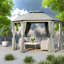 Auvents portatifs et abris de jardin (doit inclure le cadre), patio moderne en acier de 12 pi