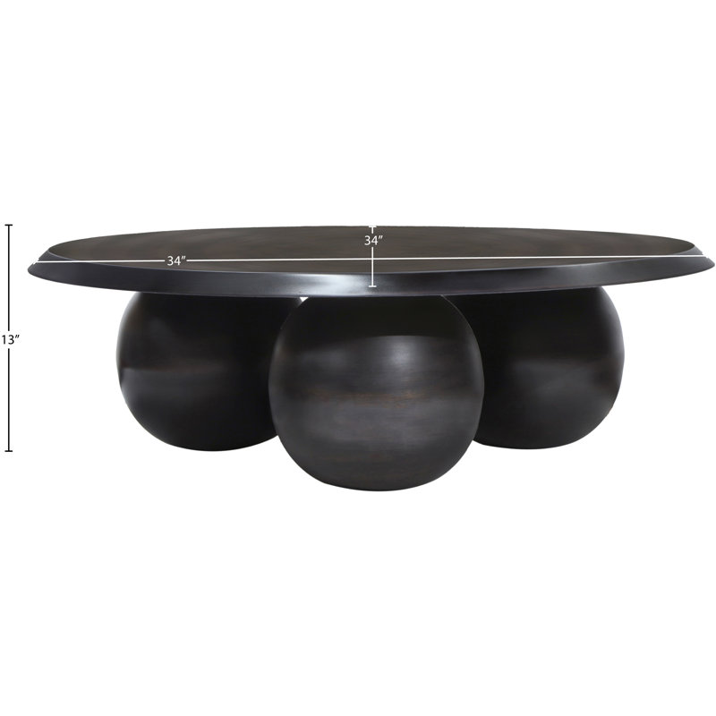 Globus Coffee Table, Black