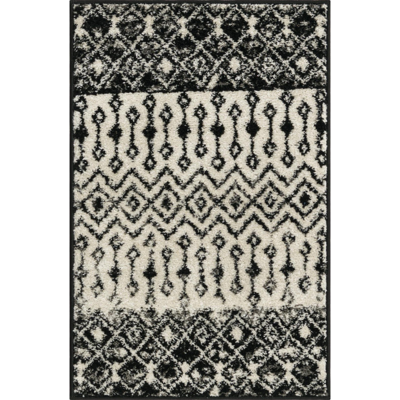 Abstract Indoor Rug, Rectangle 2' x 3'