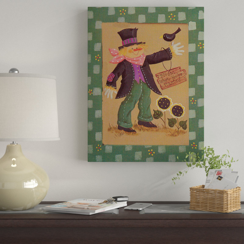 Art sur toile, "fleur where your your planty", H 47 po x l 35 po x P 2 po