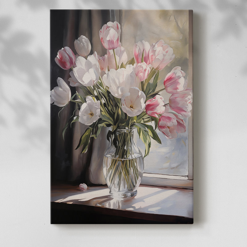 Série FLORAL DCCDVII - Impression sur toile seulement - NON CADRE, H 18 po x l 12 po