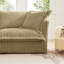 Canapé modulaire à assise profonde en U en forme de U, canapé 3 places avec bordures françaises avec plusieurs grands coussins, canapé modulaire à siège profond modulaire et confortable pour salon, appartement, chameau