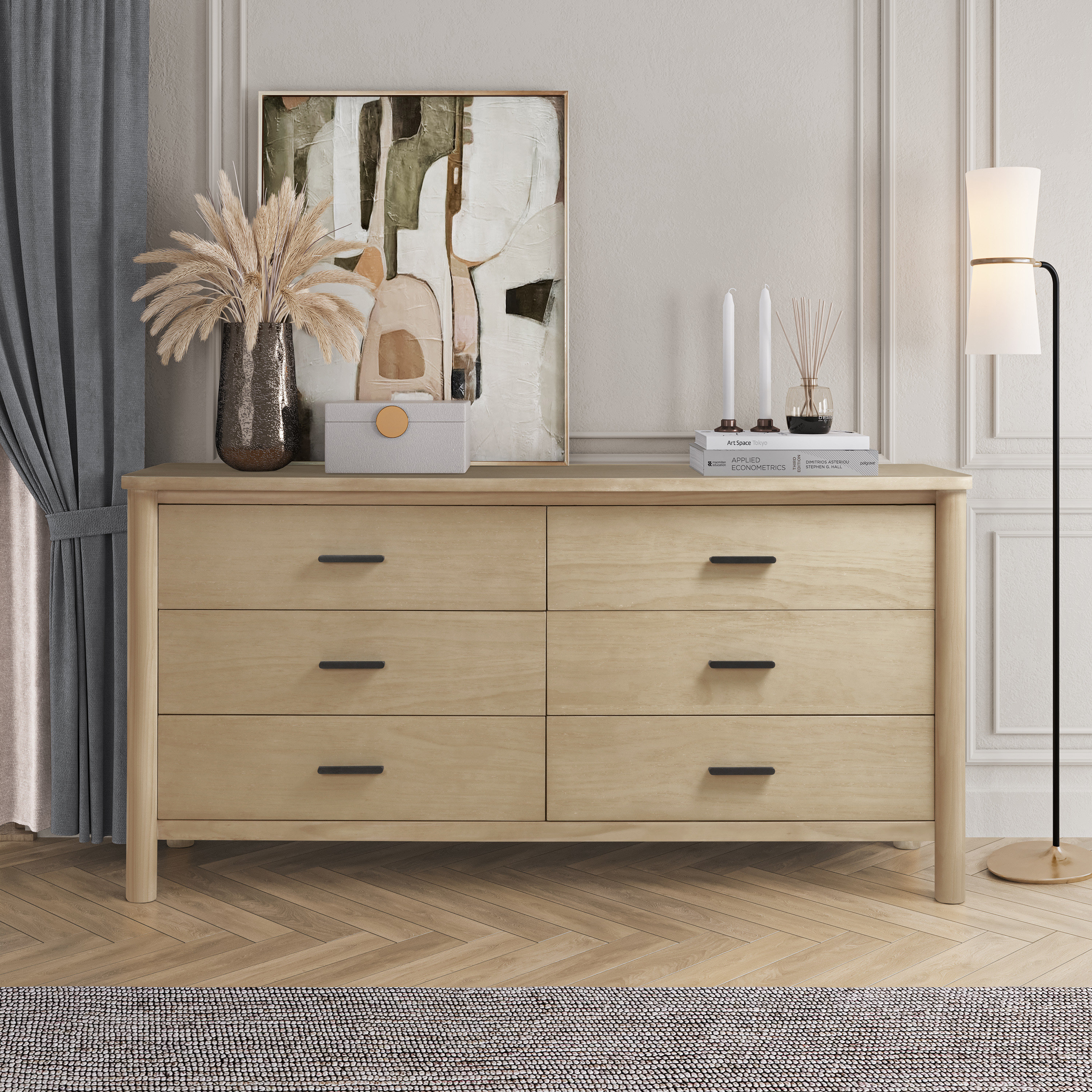 Red Barrel Studio® Shinji 6 - Drawer Dresser & Reviews | Wayfair