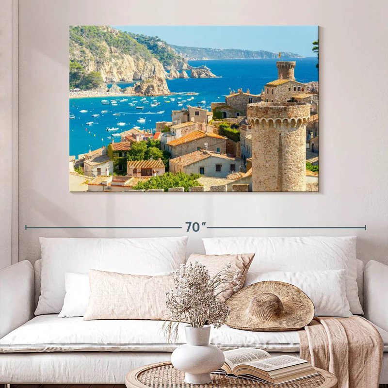 Harpa Tossa De Mar, Espagne, H 34 po x l 51 po
