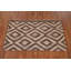 Tapis géométrique en laine Kilim