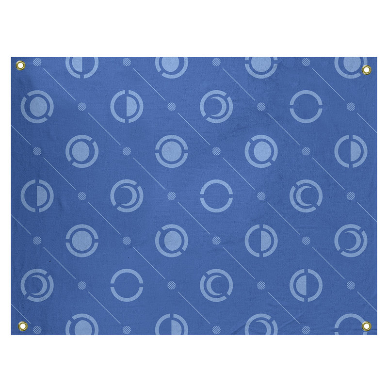 Tapisserie, H 59 po x l 80 po, Marine