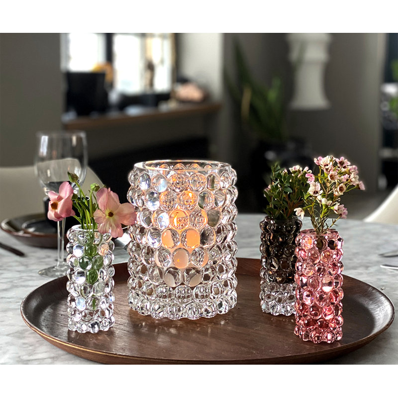 Hurricane Lamp Boule Large, Clear