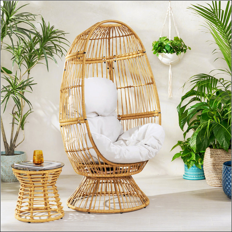 FAUTEUIL PIVOTANT PIVOTANT, Naturel