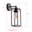 Steel Single Armed Unswitched Wall Light Sconce