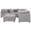 Canapé modulaire rembourré 6 pièces Lafayette