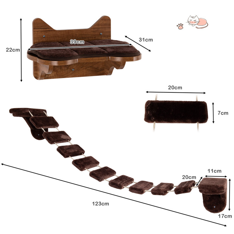 Betio 17 cm H Cat Perch