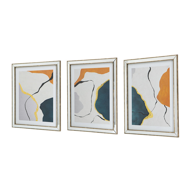 S / 3, art mural 22 x 26 x 0,6 po Marcia