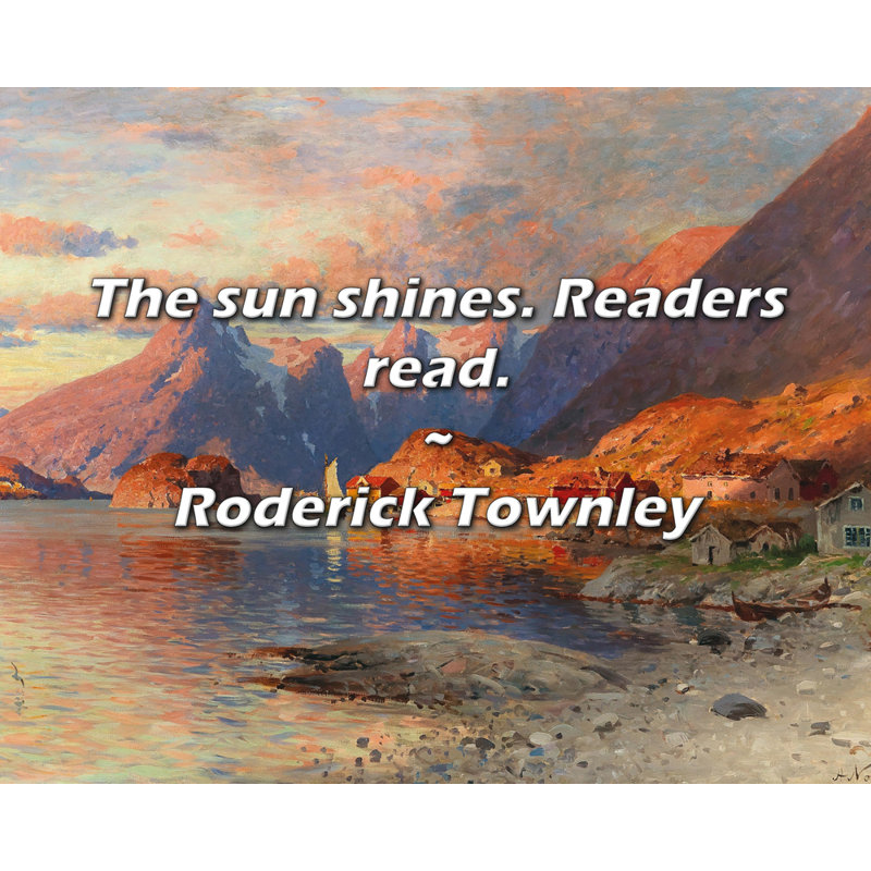 Roderick Townley Citation: Le soleil brille. Les lecteurs lisent., H 26 po x l 32 po