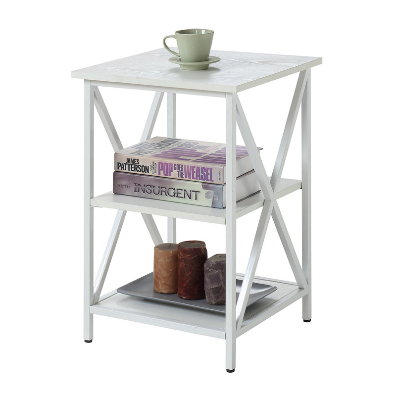Ariyana End Table, White
