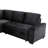 Vimala 85.02'' L-Shaped Sectional Sofa Bed Pull Out Sleeper Couch with Storage Ottoman-300587554