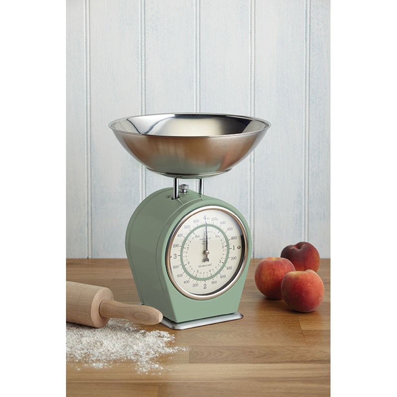 Living Nostalgia Kitchen Scale, Green