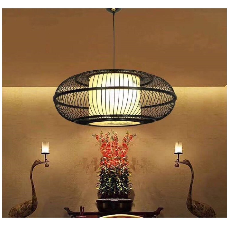 Dane 1 - Light Geometric Pendant, Natural