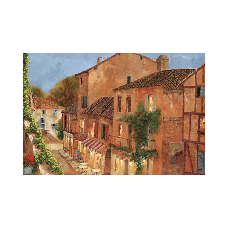 My Balcony by Gilles Archambault - Wrapped Canvas Painting, 20.32 cm H x 30.48 cm W