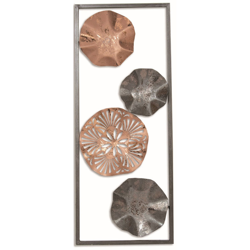 Farmhouse Abstract Wall Decor on Metal