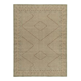Distressed Homage Hand Knotted Wool Animal Print Area Rug
