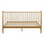  Structure de lit en bois massif Inno avec tête de lit à broche et lattes silencieuses, capacité de 1000 lb-959207309-962485921