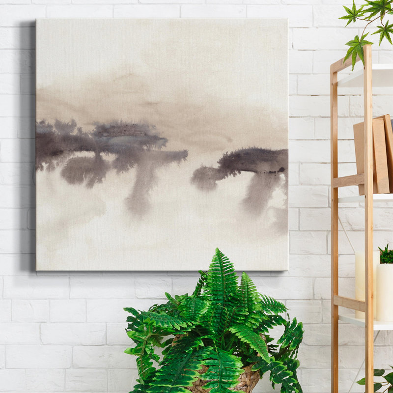 Shadowscape II - reproduction encadrée de qualité supérieure - prête à être accrochée, H 40 po x l 40 po x P 1 po