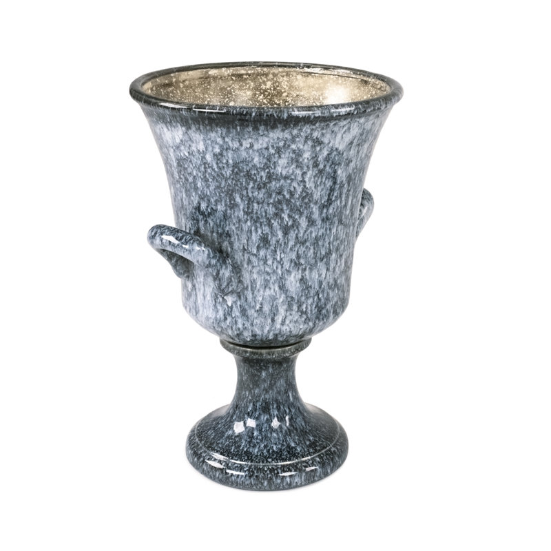 Marcelline Pedestal Ceramic Vase, 16" H x 10.5 W x 10.5" L