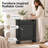 30.7" W MDF Radiator Cover Cabinet with Perforated Front Panel and Display Shelf-135402081