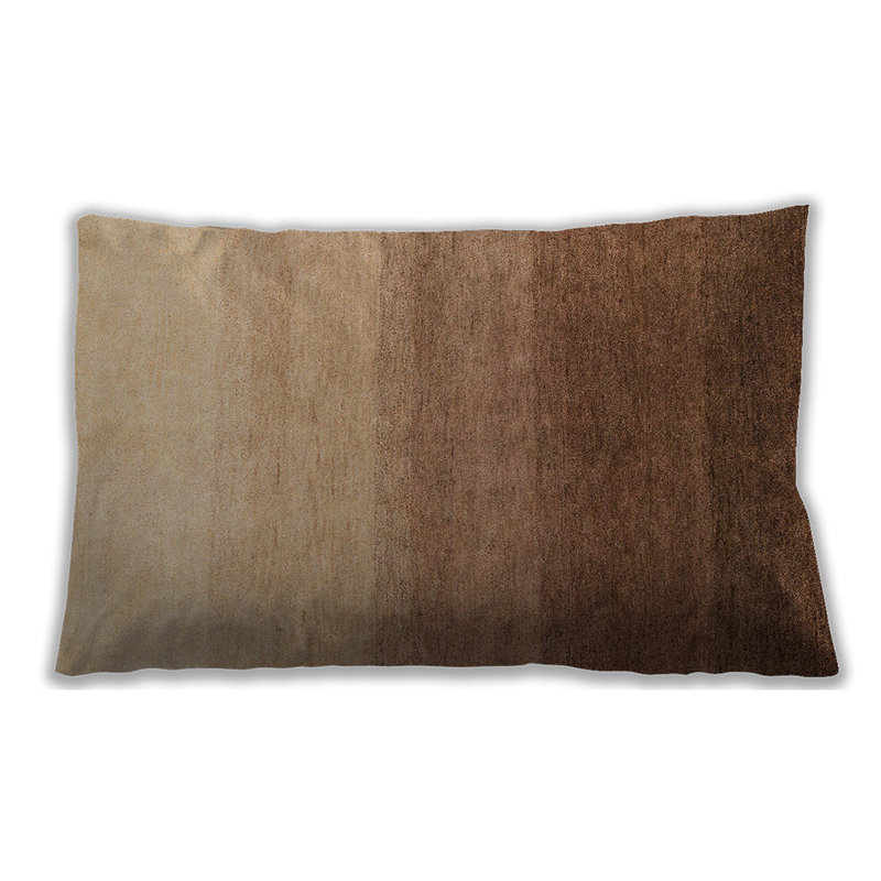 Coussin lombaire abstrait Abstract 4303, Brun / beige