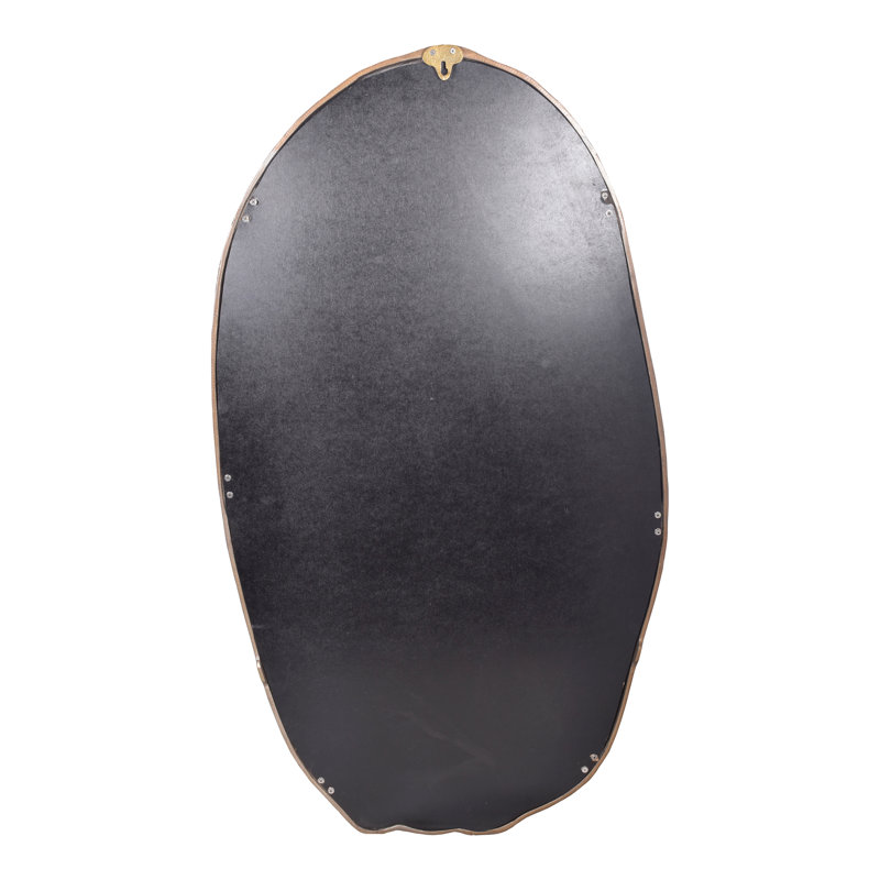 Nola Aluminum Novelty Mirror, Gold, 36.5" x 36.5"