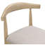 Tabouret de comptoir en tissu galet (ensemble de 2)