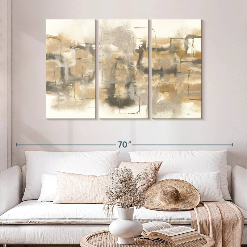 Avery Platinum Neutrals II, 32" H x 50" W