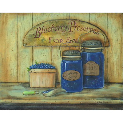 «Blueberry Preserves» par Pam Britton - reproduction sur toile tendue
