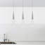 Luminaire suspendu simple à 1 lumière DEL-74897475