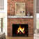 Aldobrando Crystal Glass Fireplace Shelf Floating Mantel