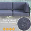 9 - Piece Outdoor Modular Sectional Set with Fire Table-715686752
