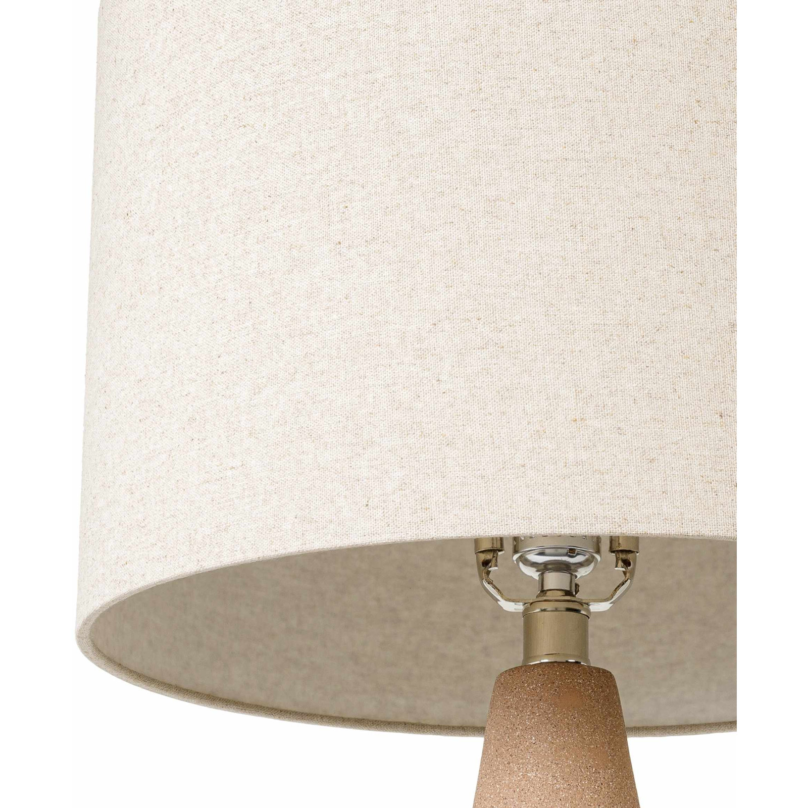 Kecia Concrete Table Lamp, Terracotta
