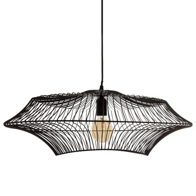 Seeman 1 - Light Black Unique/Statement Pendant