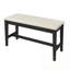 Ensemble de table de salle à manger en bois 6 pièces avec banc long et 4 chaises-234101177