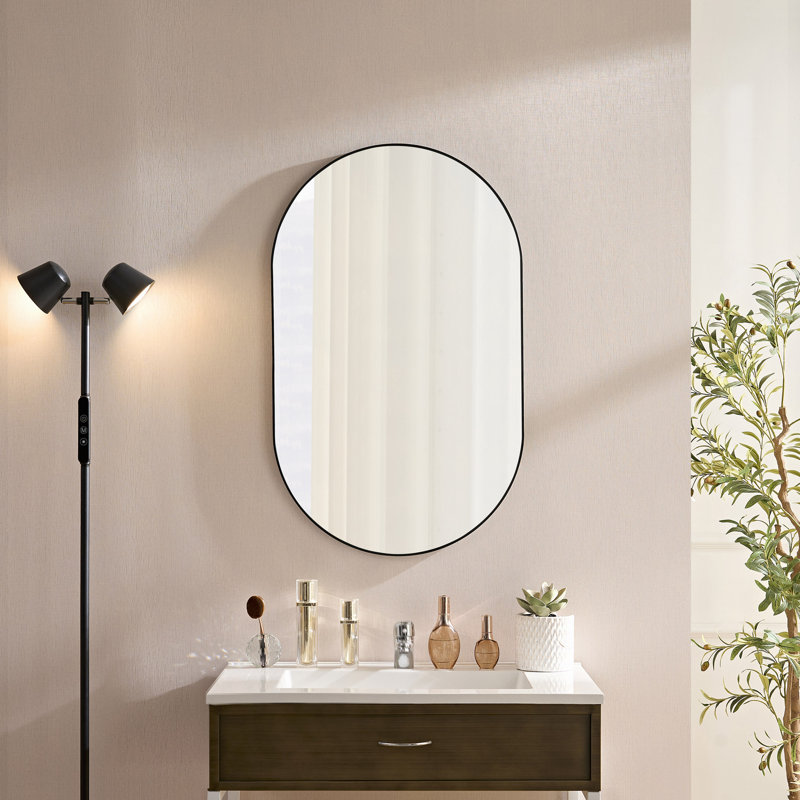 Miroir mural 40 * 30 "en métal, 40" x 30"
