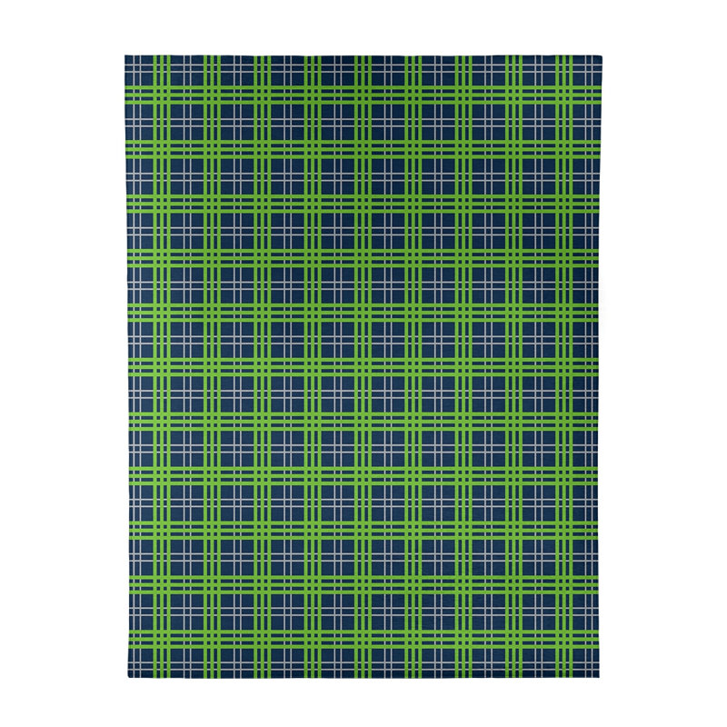 Plaid Indoor Rug, Rectangle 8' x 10'