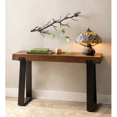 Richland 54.25'' Solid Wood Top Console Table
